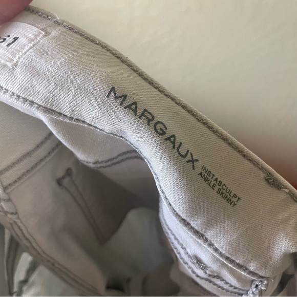 DL1961 Light Gray Margaux Skinny Ankle Instasculpt Jeans - Picture 12 of 13